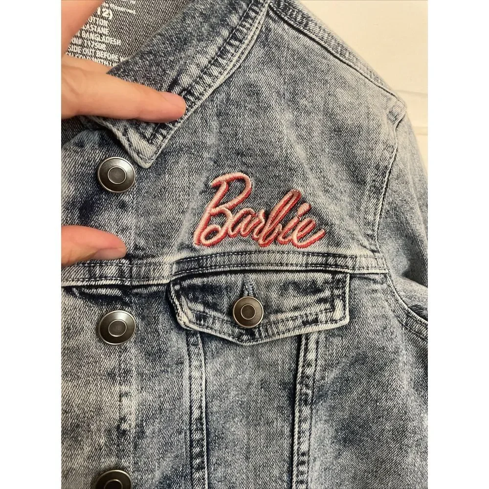 Barbie Licensed Mattel Jean Jacket Girls Size L‎ (10-12)